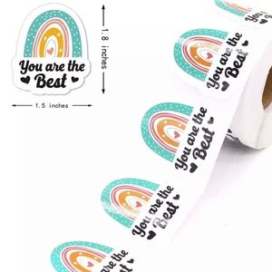 120 pcs|2designs|Warning Extreme Happiness &You are the Best Sticker Variety